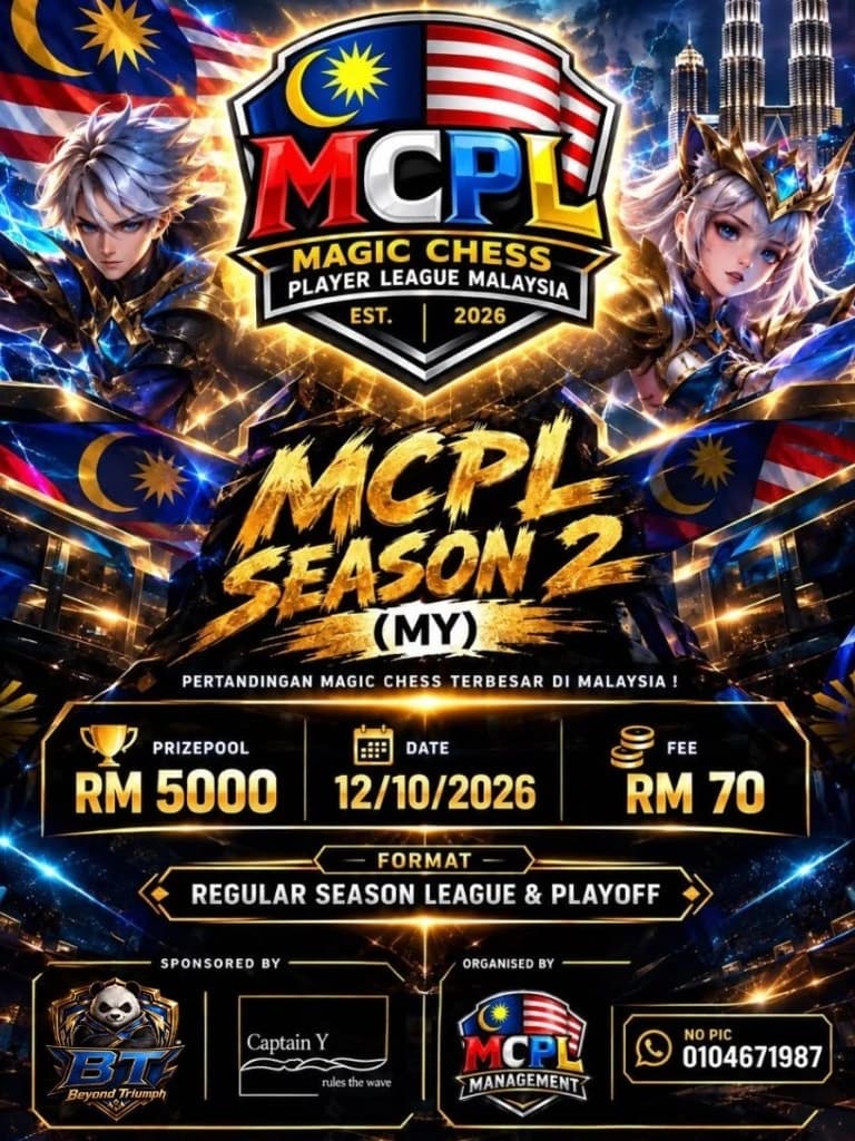 MAGIC CHESS PLAYER LEAGUE (MCPL) Season 2